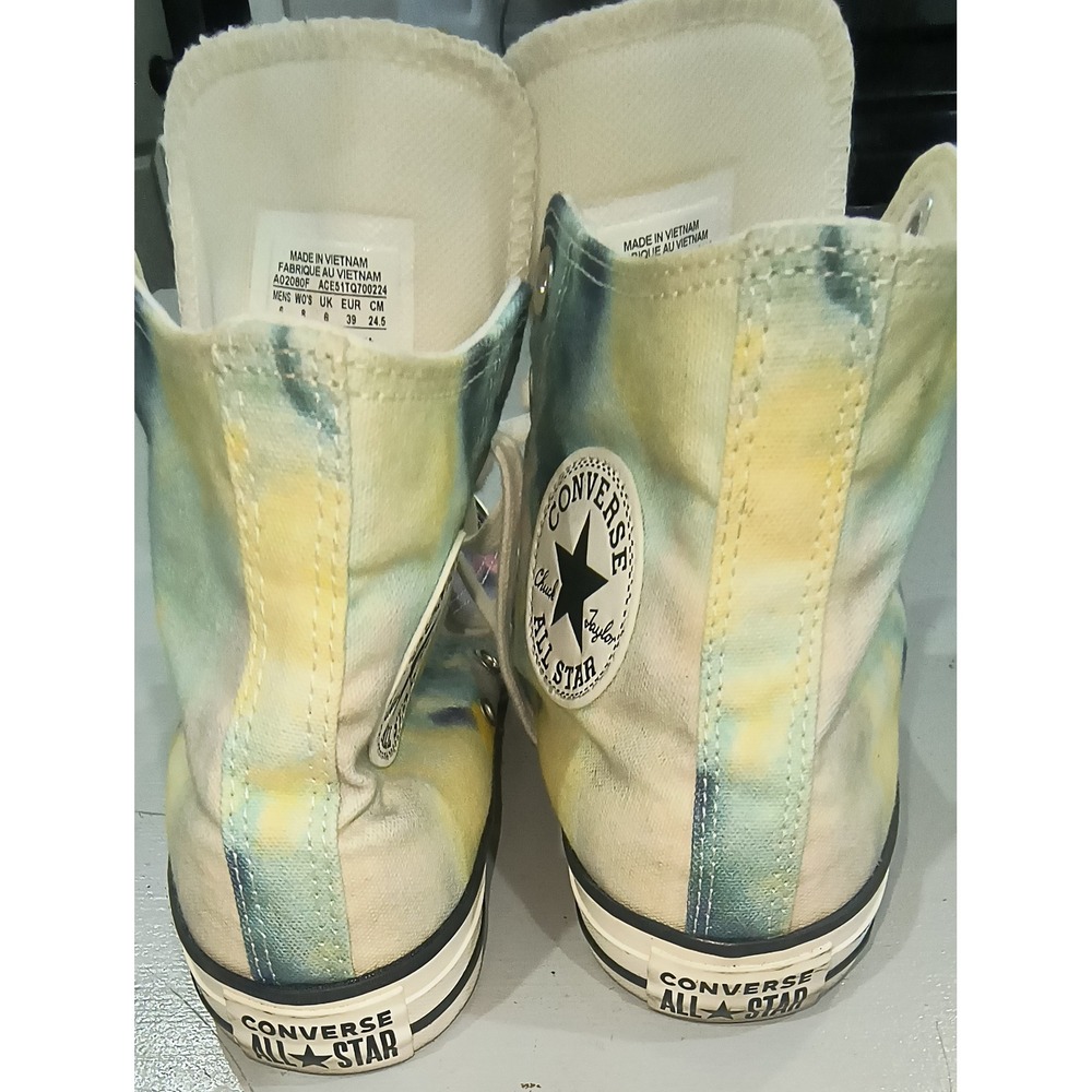 Converse Chuck Taylor All Star High Top Tie Dye Sneakers Unisex Mens 6 Womens 8 - Picture 9 of 10
